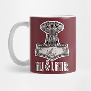 Mjolnir Norse Mythology Thor Hammer Viking Nordic Mug